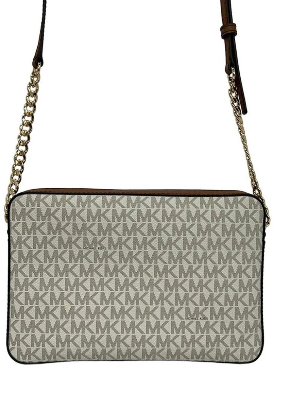 MICHAEL KORS Jet Set Item: Large EW Crossbody Bag 35F8GTTC3B Light gray White - Picture 2 of 10